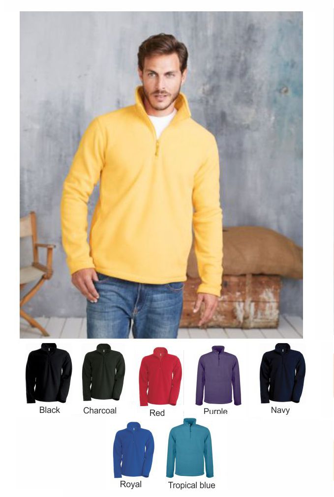 Kariban KB912 Zip Neck Fleece  Kariban KB912 Zip Neck Fleece